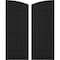 Ekena Millwork Americraft 6-Board (3 Batten) Wood Joined Board-n-Batten Shutters w/Ellipt Top, ARW401BE621X77BLH, PR ARW401BE621X77BLH - alternate 1